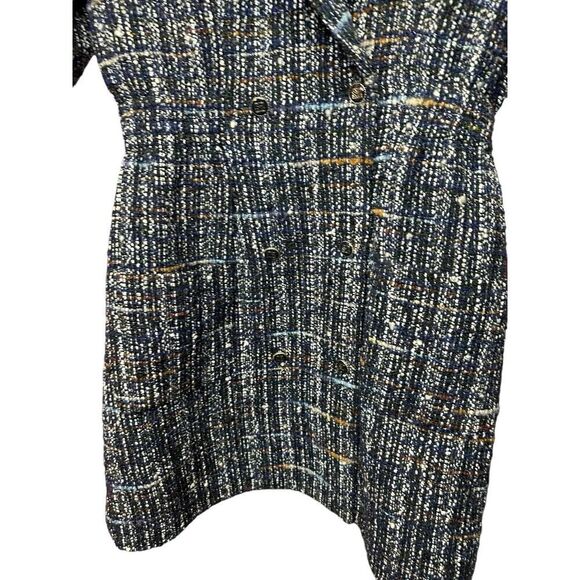 Sandro Black and White Tweed Mini Dress - Picture 8 of 16